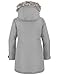 wantdo Women's Hooded Winter Parka Waterproof Warm Long Puffer Jacket Gray Medium
