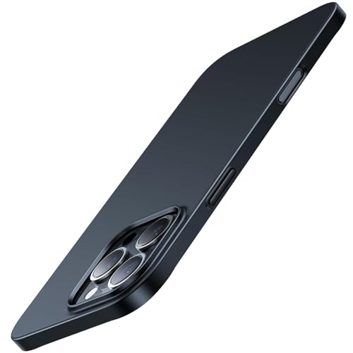 TORRAS Slim Fit for iPhone 16 Pro Case, Ultra Thin for iPhone 16 Pro Case, Lightweight Matte Anti-Scratch Hard PC Cover Phone Case for iPhone 16Pro 6.3 inch, Black