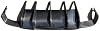 Difusor Trasero de Paragolpes de Fibra de Carbono FRP W212 Compatible con Mercedes Benz W212 Clase E E400 E63 AMG 4 Puertas Deportivo 2009-2013 (Fibra de Carbono Real) 2