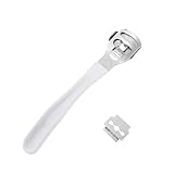 Edelstahl Fuß Nagelhaut Harte Haut Ferse Rasierer Raspel Cutter Pediküre Kit mit 10 Stück Klingen