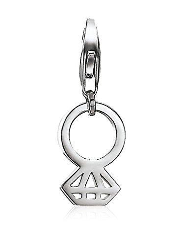 Preisvergleich Produktbild ESPRIT Damen-Charm Diamond Ring 925 Sterling Silber ESCH91190A000