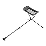 Zusammenklappbarer Picknickhocker – abnehmbare Klappverlängerung | Universelle Sitzbefestigung für Wanderdeck, -Balkon, Sport-Nebenlinie, Konzertarena, robustes Netzgewebe, entspannende Lounge-