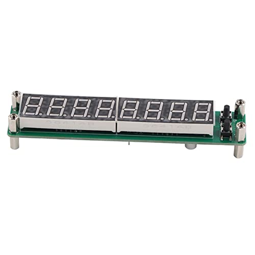 Walfront Frequenzzähler PLJ-8LED-H 0, 1~1000 MHz LED-Frequenzzähler PLJ-8LED-H HF-Signalfrequenzzähler Cymometer-Testermodul (Hinterleuchtete Schrift blau)