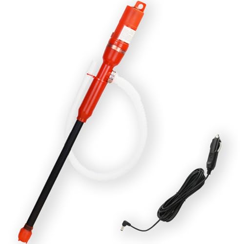 ONCCI Elektrische Benzinpumpe 12/24V Kraftstoffpumpe Umfüllpumpe Kanisterpumpe Elektrische Flüssigkeit Pumpe für Wasser Benzin Diesel Flüssigespumpe