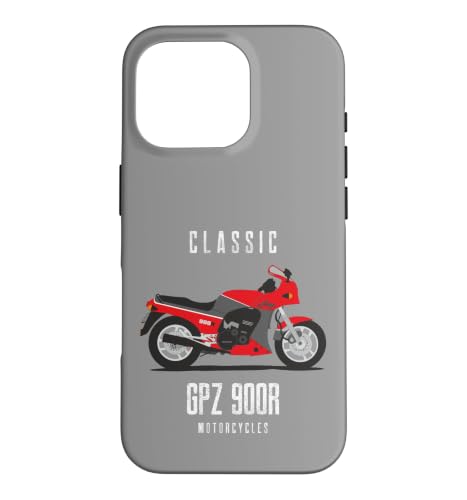 Kawasaki GPZ900R�E��ZX900A10���[�^�[�T�C�N���o�C�J�[T�V���c �X�}�z�P�[�X iPhone 16 Pro �p