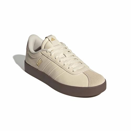 Adidas Damen VL Court 3.0 Shoes, Wonder White/Wonder White/Gold met., 38 EU – Ansicht 3