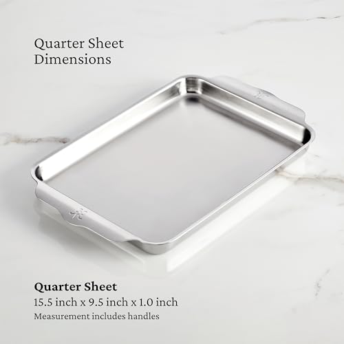 Hestan Provisions OvenBond – 5-Piece Tri-ply Baking Sheet Set