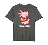 axolotl lover snaxolotl axolotl amanti dei dolci axolotl maglietta