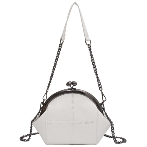 Image of Downupdown Women Purses Handbags Kiss Lock Satchel Bag Chain Shoulder Bag PU Leather Hobo Bags Crossbody Bag Clutch Wallet | Kiss Lock