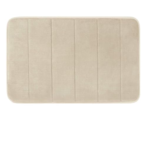 GRAND ERA Memory Foam Bath Mat Non Slip Absorbent Soft Velvet Microfiber Plush Shower Bathroom Rug Carpet, 20