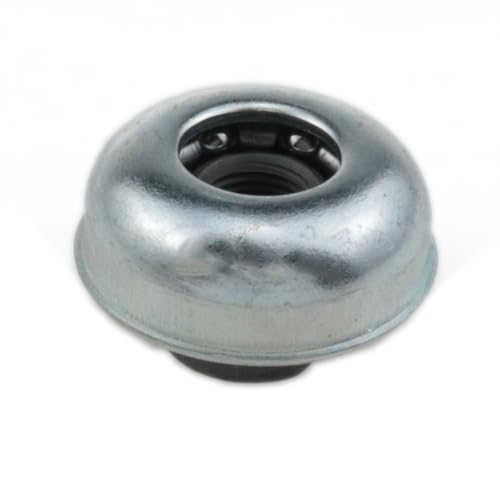 Meuey Lyot Bicycle axle 190mm/7.48inch Bicycle Ball Bearing Retainer Bike Hub Cups Bicycle hub Axle 3/8" Black 26tpi Hub Conical Lock nut Washer Kit 1 Set