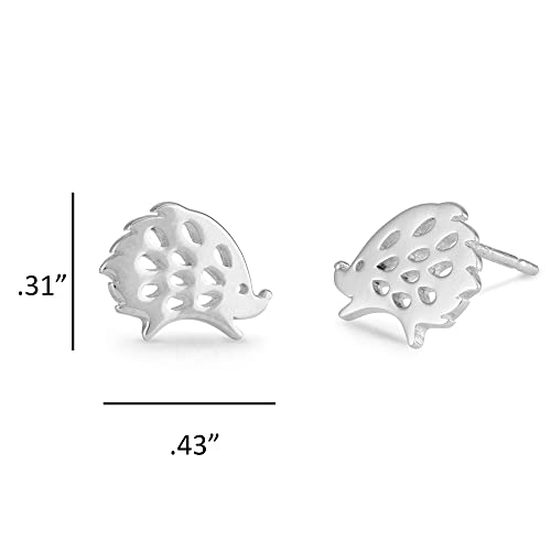 Boma Jewelry Sterling Silver Hedgehog Stud Earrings4