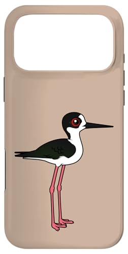 Cute Cartoon Black-winged Stilt Birdorable Leggy Bird Case
