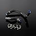 Silicone Radiator Coolant Hose Kit Clamps For Nissan 240SX Silvia S13 S14 S15 SR20DET Black