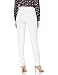 SLIM-SATION Women's Wide Band Pull On Straight Leg Pant with Front Pocket, 16, White