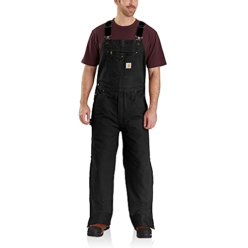 Salopette Carhartt imperméable au froid pour travailler sans avoir le dos exposé