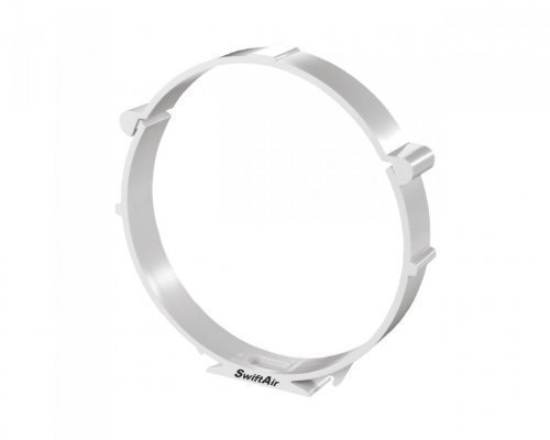 6" 150mm Round Pipe Clip Ducting Extractor Fan Solid Ridged Ducting Holder Swiftair