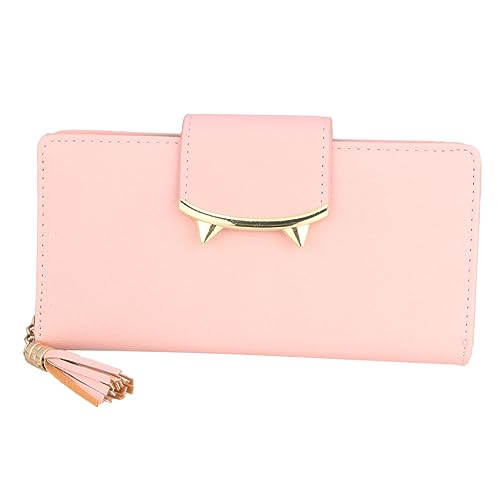 Ear Wallet for Women Capacity Purse Tassel Multi-card Slot for Girls Women Handbag