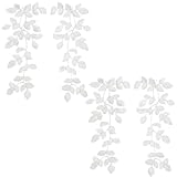 Réparation et décoration:Ces patchs peuvent être utilisés pour réparer des trous ou ajouter des éléments décoratifs à divers articles., Le motif de broderie de feuilles et de vigne ajoutera une touche d'originalité distinctive à toutes vos tenues et accessoires.