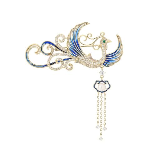 Broche de tempérament chinois SWDIIWB un cadeau poétique et raffiné pour une femme d'exception