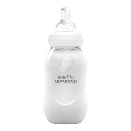 La Mejor review de Llenado de gas los más recomendados. 33 Evenflo Advanced Biberón Anticólicos, Transparente, Flujo Lento, Cuello Estándar, Silicón Libre de BPA, 120ml, 0-3 Meses, 1 Pieza