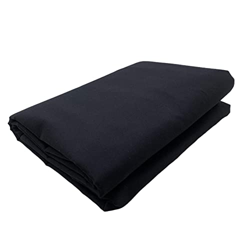 AK TRADING CO. Muslin Fabric/Textile - Draping Fabric - Black 1 Yard Medium Weight - 100% Cotton (60in. Wide)