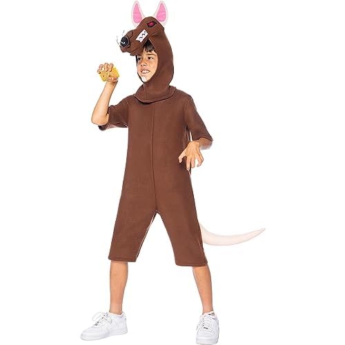 Funidelia | Disfraz de rata para niño y niña Animales - Disfraz para niños y divertidos accesorios para Fiestas, Carnaval y Halloween - Talla 5-6 años - Gris/Plateado