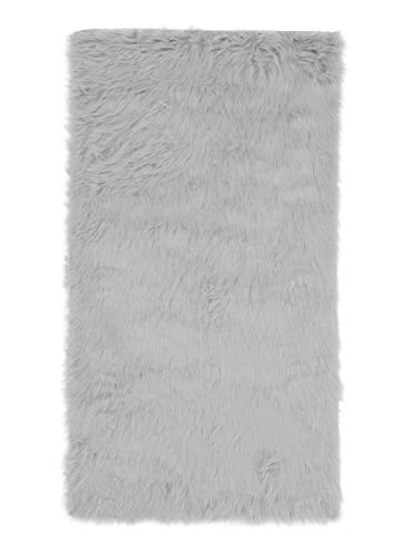 Fabelia Flokati-Stil Hochflor Shaggy Teppich Ameiny - Kuschelweiches Luxus Schlafzimmer Wohnzimmer...