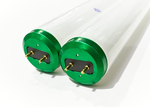F40/DX (2 Pack) 40 Watt T12 Fluorescent Tube Light Bulb 40W F40T12 Daylight Deluxe 6500K Replaces F40DX F40T12/865/ECO F40SP65/ECO F40DX/ALTO F40/LR/ECO/2P F40t12/DX