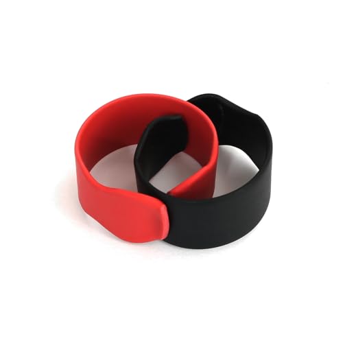 heyous Spinning Wheel Line Keeper (Red+Black) Plastic Fishing Reel Line Cup Clamp Buckle Anti Explosion Line Fishing Line Spool with Fishing Protection Reel Accessories