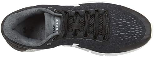 Under Armour Men's Charged Rogue 2 Running Shoe, Black (001)/White, 9.5 X-Wide | Image 4