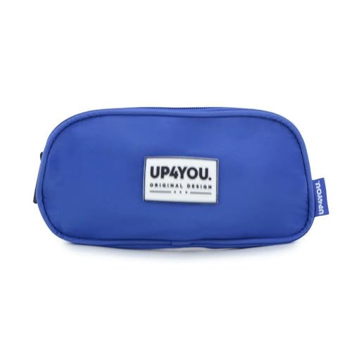 Estojo Tecido Up4You 2Ziperes Azul 107906