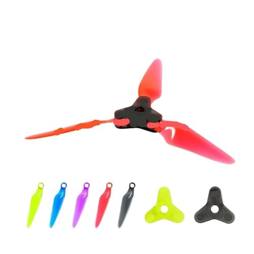 Hélices pliables 5.1x4.75 mm pour éviter la casse de votre drone de course FPV au transport