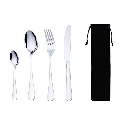 Flatware Set - Ccinny Cutlery Set Stainless Steel - Utensil set to go - Tableware