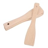 LIGIGWASH 6 Stück Pizzaschaufel Aus Holz Käsespatel Spachtelholz Kleiner Holzspatel Grillspatel Pfannenwender Für Küchenzwecke Holzspatel Zum Kochen Kochspatel Aus Holz Buche