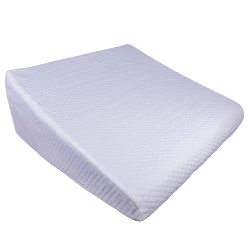 Image of Aidapt Cooling Gel Infused Bed Wedge Pillow.Multi Position,Orthopaedic,High Density PU Foam with 2" Gel Infused Memory Foam Layer,Great for Acid Reflux,Snoring,Respiratory Issue,Back Pain,GERD