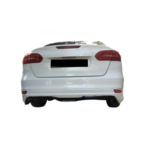 Parachoques trasero Focus 3 Sedán difusor plástico body kit tuning unpainted 2