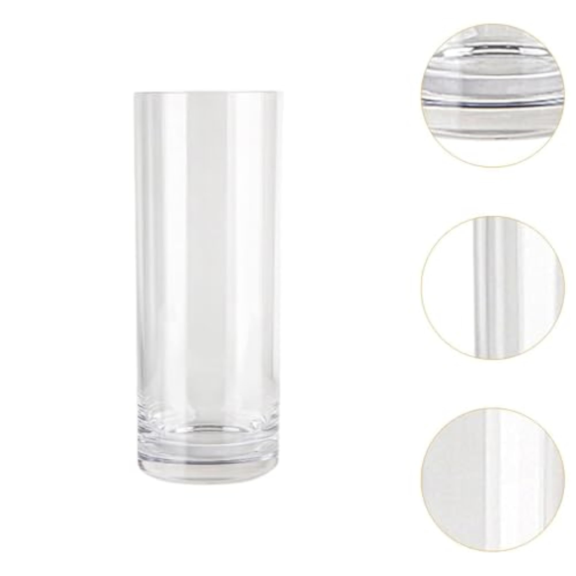 Acrylic Cylinder Vase, Tall Flower Holder