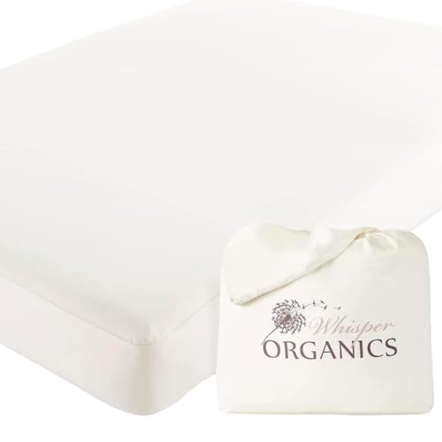 Organic Waterproof Mattress Protector Queen Size - 100%...