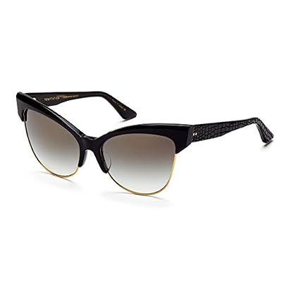 Dita Temptation 22029-A-BLK-GLD-61 Sunglasses Black Gold 61mm with Grey Gradient Lens