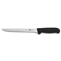 Victorinox Fibrox 8-Inch Fillet Knife with Straight Edge and Black Flexible Handle