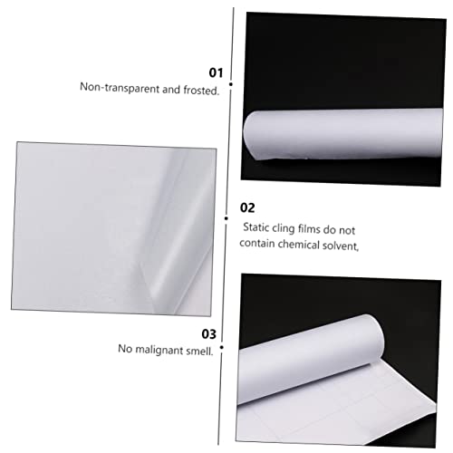 Película de Vidrio Esmerilada de PVC no Adhesiva para Ventanas miniatura 3