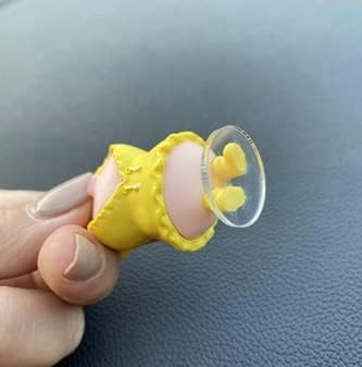 Miniatura 5 de Figuras de juguete de cerdo rosa, adorno para tablero de automóvil, figuras de cerdos miniatura para decoración de jardín de hadas, decoración del