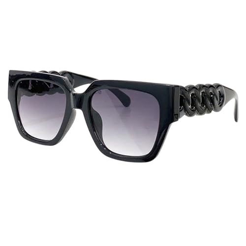 Lunettes de soleil carrées pour femmes monture en acétate d'exception rigide