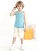 Poroka 4 Pack Toddler Tank Top Boys Cotton Tank Undershirt Kids Sleeveless Undershirts Soft Round Neck Tank Tops