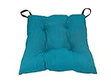  Cojines de Tela para Silla 45x45, Pack 2-6 uds. Asientos Acolchados y Cómodos para Interior y Exterior (Azul, 2)