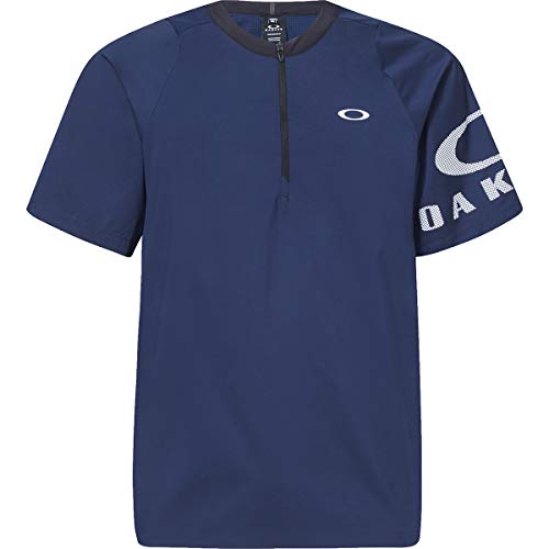 Oakley Men's Enhance Wind Pullover 10.0, Black Iris, M #TOP8