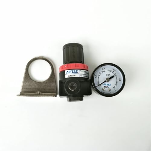Manomètre de pression compresseur d'air avec filetage 1/4 robuste AR2000 - 4