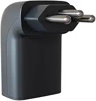 Protetor Contra Surtos Elétricos (DPS) CLAMPER 127/220V, 10 Amperes, 3 Pinos, para PC, PS5, Xbox, Smartphone, Monitor, Impressora, etc - iCLAMPER Pocket Fit 3P 10A Preto LCF, Bivolt