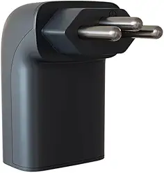 Protetor Contra Surtos Elétricos (DPS) CLAMPER 127/220V, 10 Amperes, 3 Pinos, para PC, PS5, Xbox, Smartphone, Monitor, Impressora, etc - iCLAMPER Pocket Fit 3P 10A Preto LCF, Bivolt